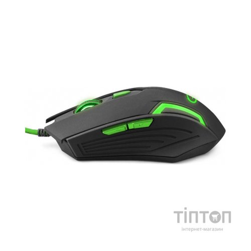 Мишка Esperanza MX205 Fighter чорно-зелена, USB