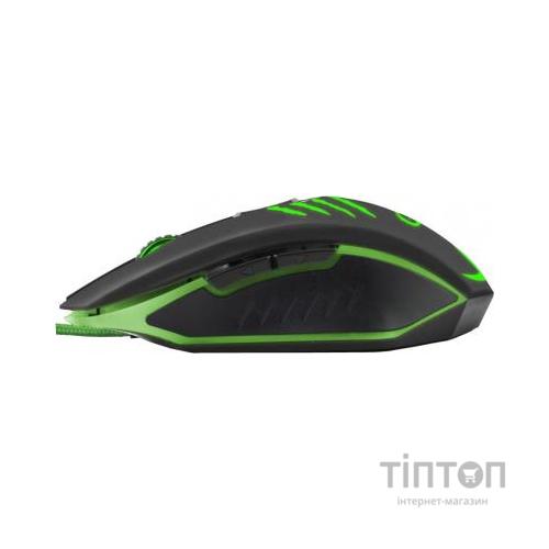 Мишка Esperanza MX209 Claw чорно-зелена, USB