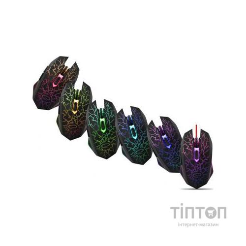 Мишка Esperanza MX211 Lightning чорна, USB