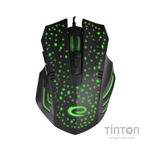 Мишка Esperanza MX212 Galaxy USB Black-Green (EGM212)