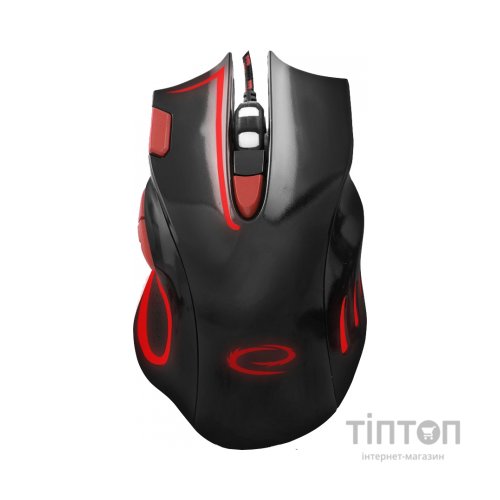 Мишка Esperanza MX401 Hawk чорно-червона, USB