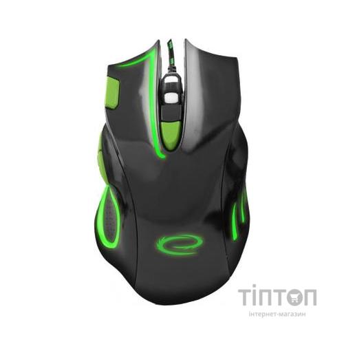 Мишка Esperanza MX401 Hawk чорно-зелена, USB