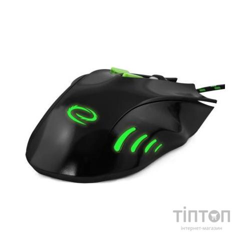 Мишка Esperanza MX401 Hawk чорно-зелена, USB