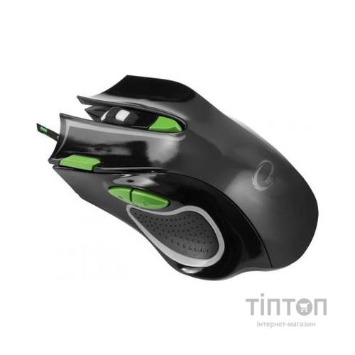 Мишка Esperanza MX401 Hawk чорно-зелена, USB