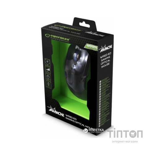 Мишка Esperanza MX403 Apache чорно-синя, USB