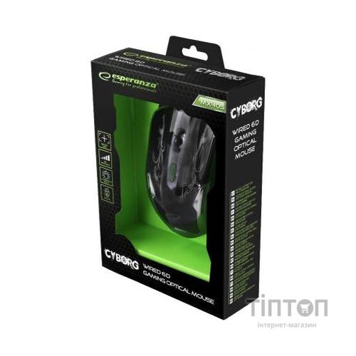 Мишка Esperanza MX405 Cyborg чорна, USB