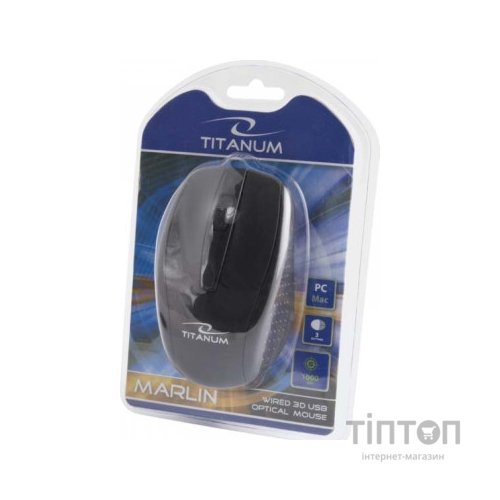 Мишка Esperanza Titanum TM110K чорна, USB