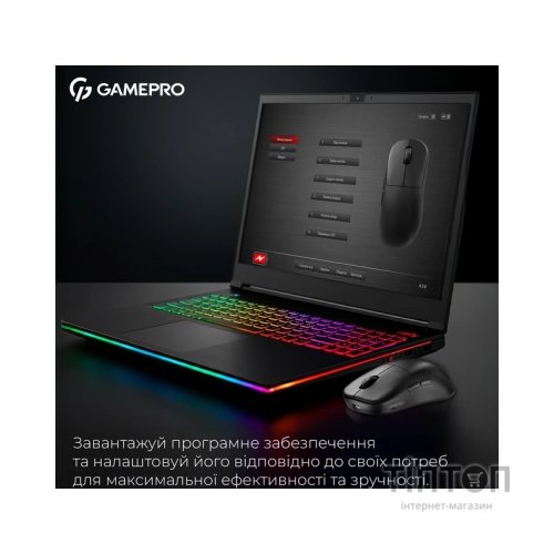 Мишка GamePro Asgard Loki Wireless/USB Black (GM022B)