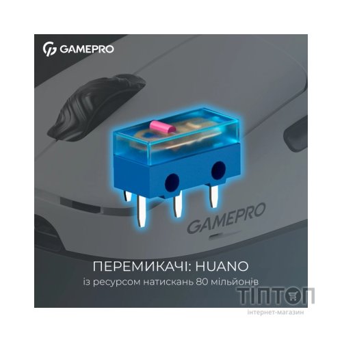 Мишка GamePro Asgard Loki Wireless/USB White (GM022W)
