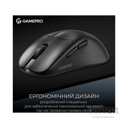 Мишка GamePro Asgard Surt Wireless/Bluetooth/USB Black (GM017B)