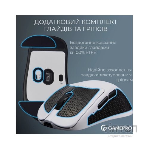 Мишка GamePro Asgard Surt Wireless/Bluetooth/USB Black (GM017B)