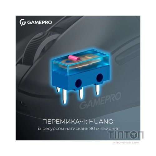 Мишка GamePro Asgard Thor Wireless/Bluetooth/USB Black (GM023B)
