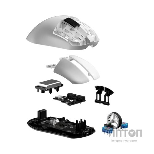 Мишка GamePro Asgard Thor Wireless/Bluetooth/USB White (GM023W)
