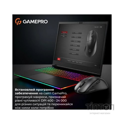 Мишка GamePro Genesis Avenger Wireless/Bluetooth/USB Black (GM096B)