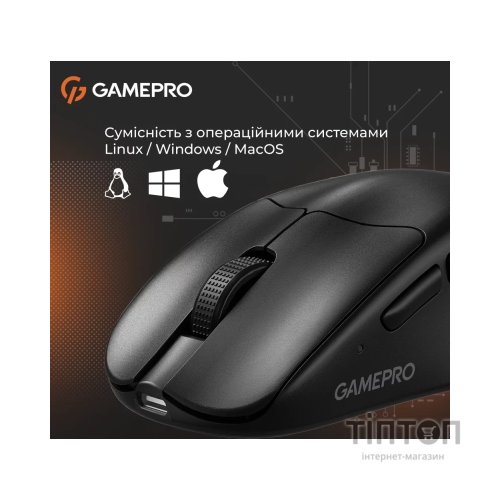 Мишка GamePro Genesis Avenger Wireless/Bluetooth/USB Black (GM096B)