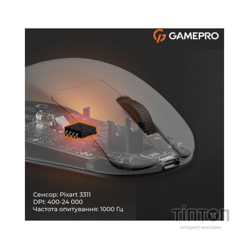 Мишка GamePro Genesis Avenger Wireless/Bluetooth/USB White (GM096W)