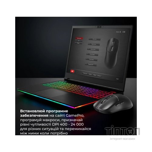 Мишка GamePro Genesis Ranker Wireless/Bluetooth/USB Black (GM012B)