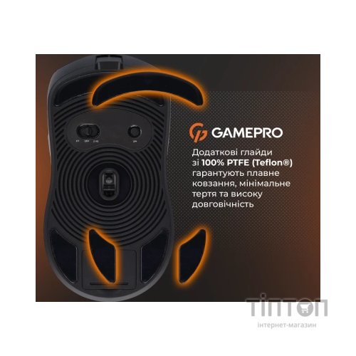 Мишка GamePro Genesis Ranker Wireless/Bluetooth/USB Black (GM012B)