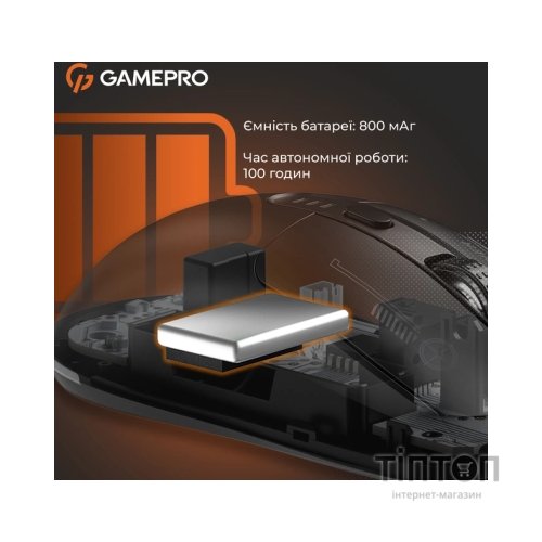 Мишка GamePro Genesis Winner Wireless/Bluetooth/USB Black (GM079B)