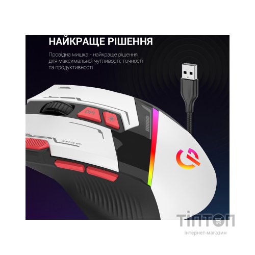 Мишка GamePro GM300W USB White (GM300W)