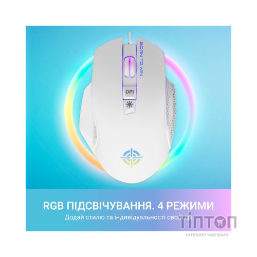 Мишка GamePro GM370 USB White (GM370)