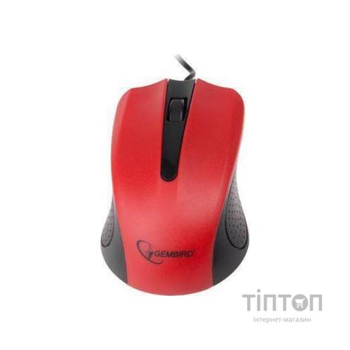 Мишка Gembird MUS-101-R червона, USB