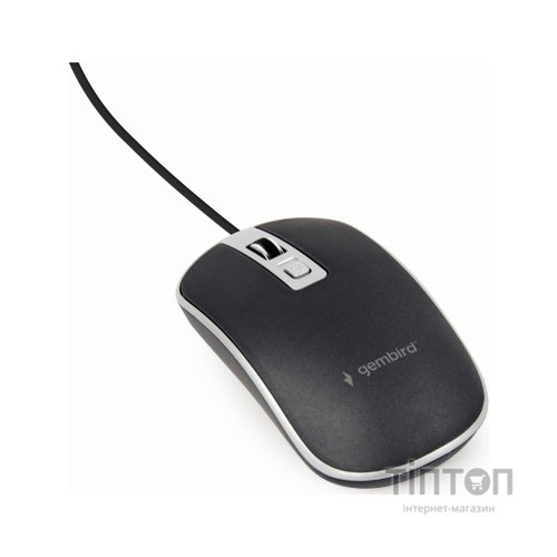 Мишка Gembird MUS-4B-06-BS USB Black-Gray (MUS-4B-06-BS)