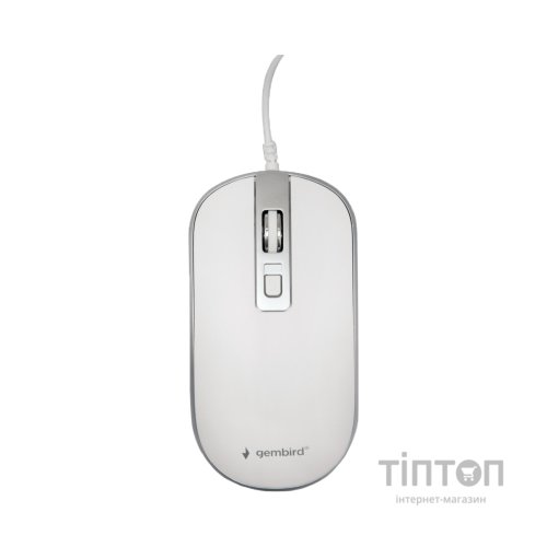 Мишка Gembird MUS-4B-06-WS USB White/Grey (MUS-4B-06-WS)