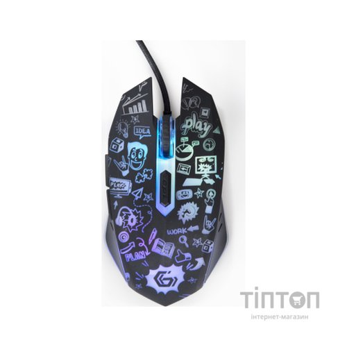Мишка Gembird MUS-6B-GRAFIX-01 USB Black (MUS-6B-GRAFIX-01)