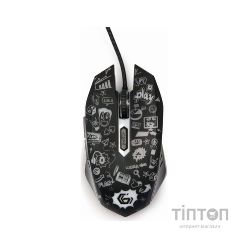 Мишка Gembird MUS-6B-GRAFIX-01 USB Black (MUS-6B-GRAFIX-01)