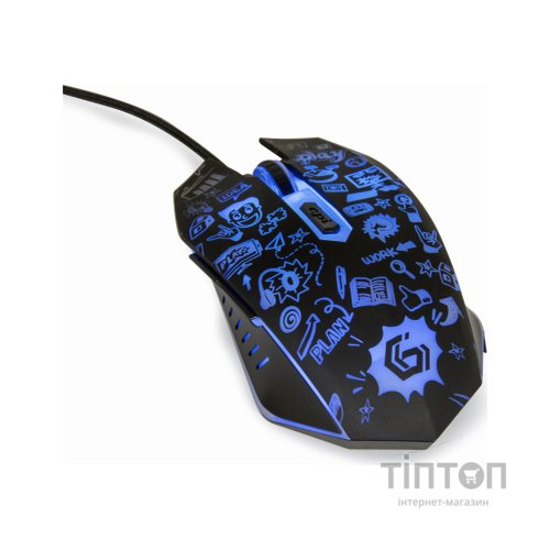 Мишка Gembird MUS-6B-GRAFIX-01 USB Black (MUS-6B-GRAFIX-01)