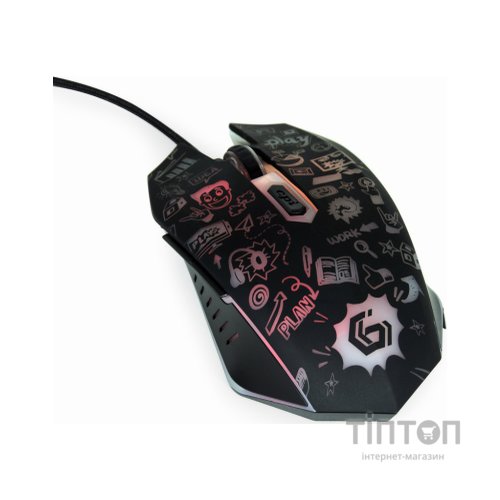 Мишка Gembird MUS-6B-GRAFIX-01 USB Black (MUS-6B-GRAFIX-01)