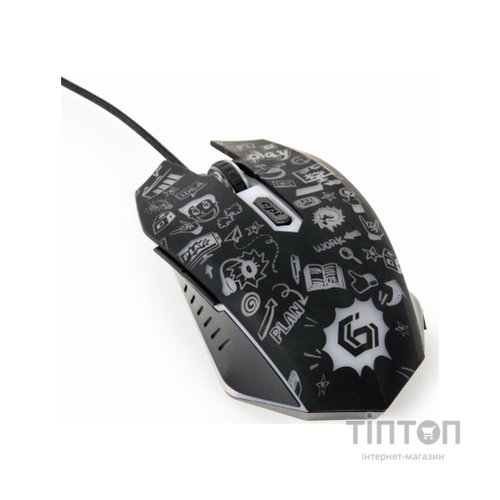Мишка Gembird MUS-6B-GRAFIX-01 USB Black (MUS-6B-GRAFIX-01)