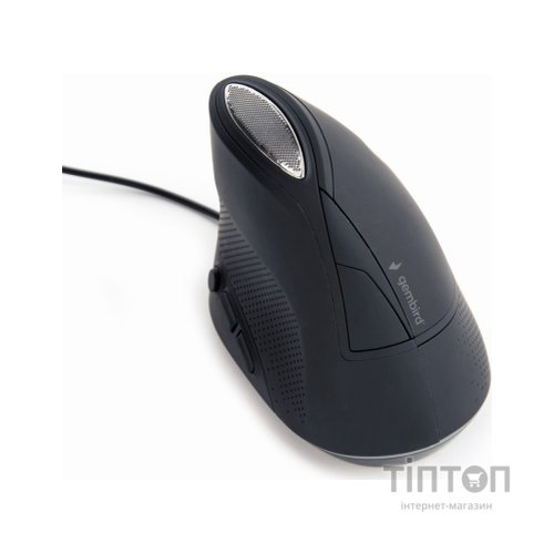 Мишка Gembird MUS-ERGO-03 USB Black (MUS-ERGO-03)