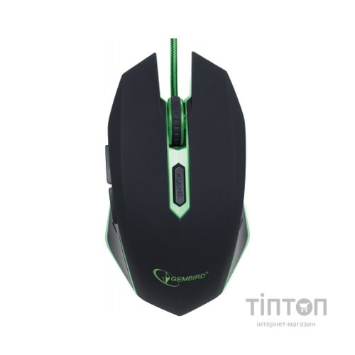 Мишка Gembird MUSG-001-G чорна, USB