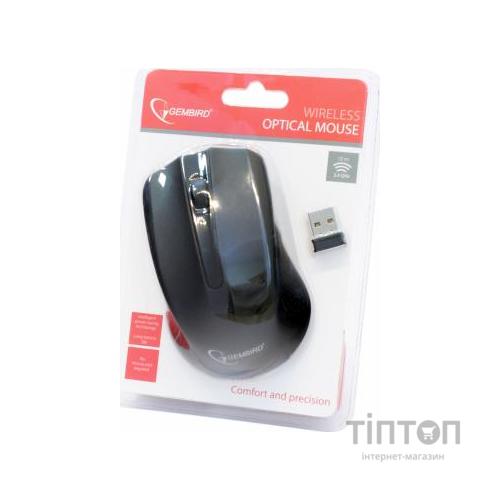 Мишка Gembird MUSW-101 чорна, безпровідна, USB