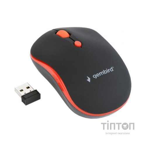 Мишка Gembird MUSW-4B-03-R Black+Red (MUSW-4B-03-R)