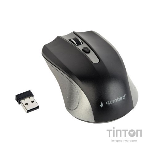 Мишка Gembird MUSW-4B-04-GB Black+Grey (MUSW-4B-04-GB)
