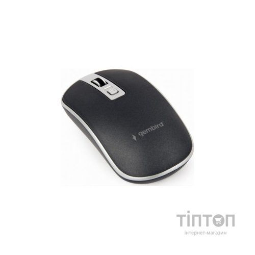 Мишка Gembird MUSW-4B-06-BS Wireless Black-Silver (MUSW-4B-06-BS)