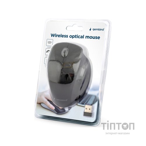 Мишка Gembird MUSW-6B-02 Wireless Black (MUSW-6B-02)