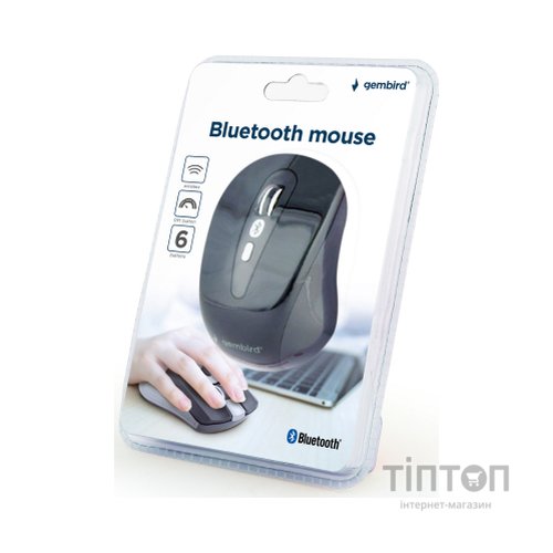 Мишка Gembird MUSWB-6B-01 Bluetooth Black (MUSWB-6B-01)