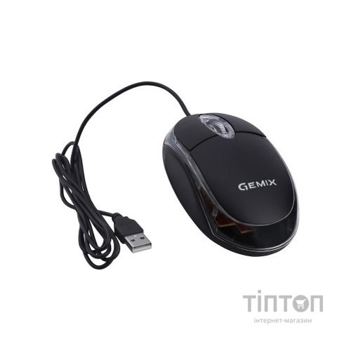 Мишка Gemix GM105 USB black (GM105Bk)