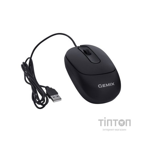 Мишка Gemix GM145 USB Black (GM145Bk)
