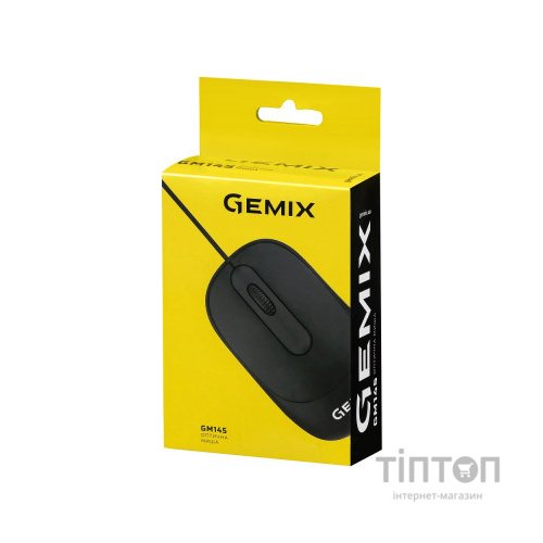 Мишка Gemix GM145 USB Black (GM145Bk)