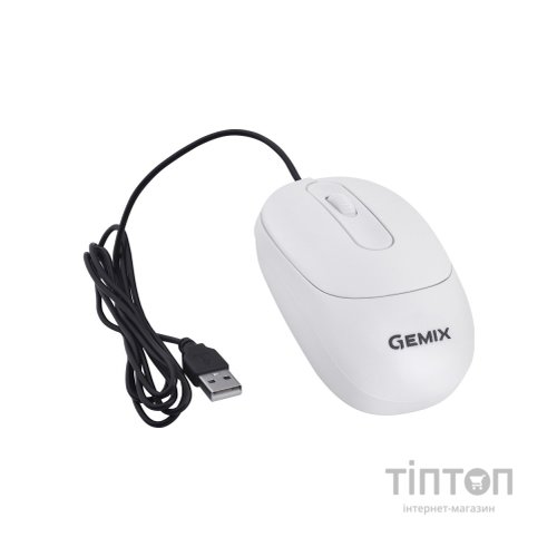 Мишка Gemix GM145 USB White (GM145Wh)