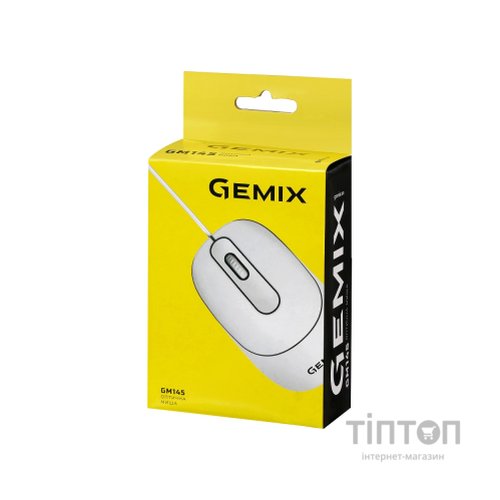 Мишка Gemix GM145 USB White (GM145Wh)