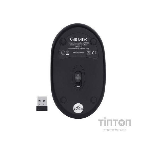 Мишка Gemix GM185 Wireless Black (GM185Bk)