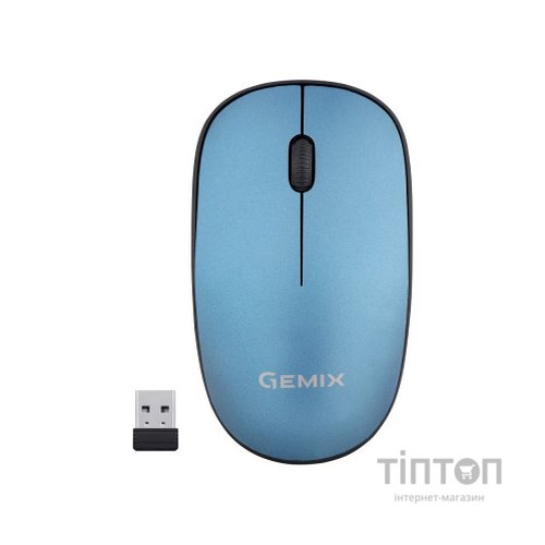 Мишка Gemix GM195 Wireless Blue (GM195Bl)
