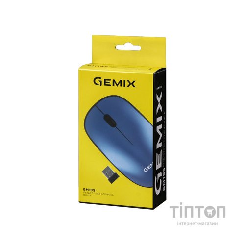 Мишка Gemix GM195 Wireless Blue (GM195Bl)
