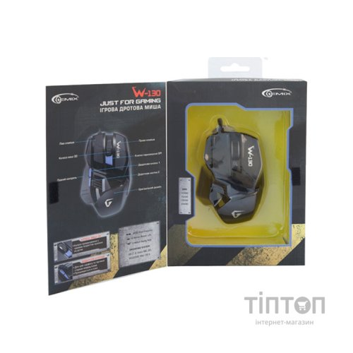 Мишка Gemix W130 чорна, USB